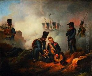 Le Tambour Et Le Chien Du Regiment by Horace Vernet