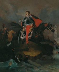 The Death Of Napoleon""""s General by Horace Vernet