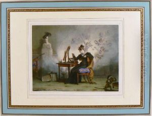 Signora Alla Toilette by Horace Vernet