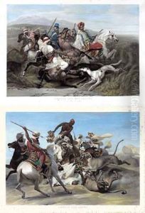 Aux Lions by Horace Vernet