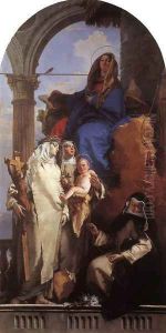 The Virgin Appearing to Dominican Saints by Giovanni Battista Tiepolo