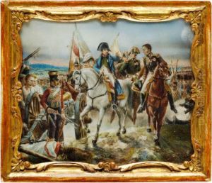 Napoleon Inspeketar Sina Trupper Infor Slaget Vid Friedland by Horace Vernet
