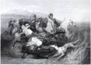 Chasse Aux Sangliers Dans La Plaine De Sahara Chasse Aux Sangliers Dans La Plaine De Sahara
