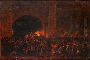 Episode Du Siege De Saragosse by Horace Vernet