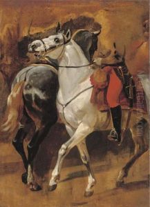 Study For The Equestrian Portrait Of General Dumouriez At The Battle Of Jemappes Study For The Equestrian Portrait Of General Dumouriez At The Battle Of Jemappes