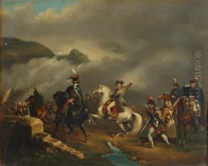 The Passage Of The Alps by Horace Vernet