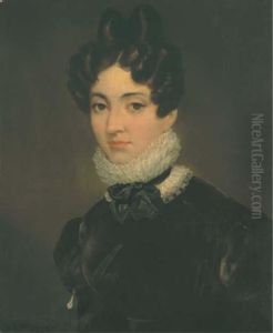 Portrait De La Comtesse De Lespinay, Nee Henriette Demontguyon