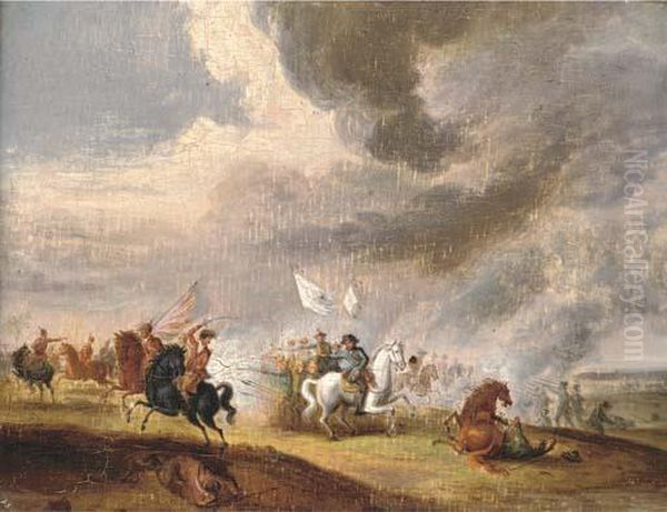 A Cavalry Skirmish - view 1