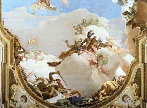 The Apotheosis of the Pisani Family [detail 1] by Giovanni Battista Tiepolo