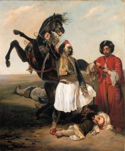 Le Giaour, Vainqueur D'hassan by Horace Vernet