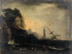 Burrasca Presso Una Marina Mediterranea