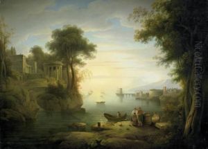 Ideal Southern Coastal Landscape At Dusk
