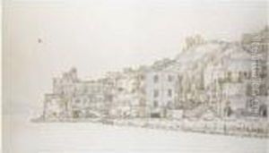 View Of Posillipo by Claude-joseph Vernet