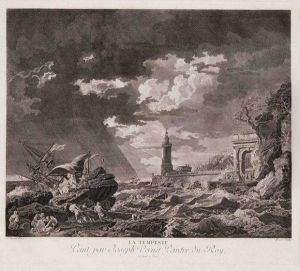 La Tempete by Claude-joseph Vernet
