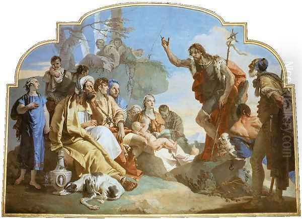John the Baptist Preaching - view 1