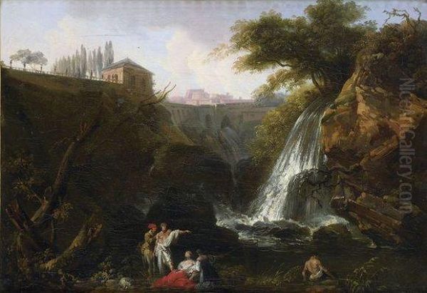 La Cascade De Tivoli Et La Villa De Mecene - view 1