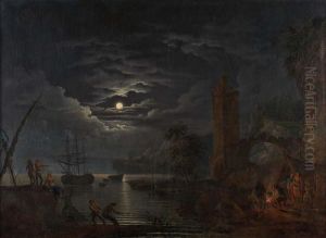 Nocturno by Claude-joseph Vernet