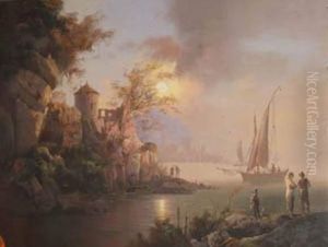 Harbour Night Scene