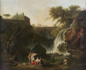 Cascatelles De Tivoli by Claude-joseph Vernet