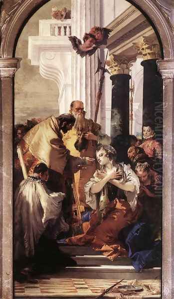 Last Communion of St Lucy - view 1