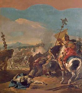 The Capture of Carthage 1725 by Giovanni Battista Tiepolo