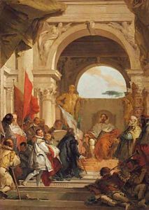 The Investiture of Bishop Harold as Duke of Franconia sketch ca 1751 by Giovanni Battista Tiepolo