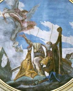 King David Playing the Harp by Giovanni Battista Tiepolo