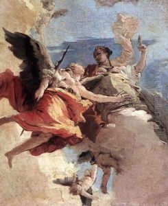 Allegory of Strength and Wisdom by Giovanni Battista Tiepolo