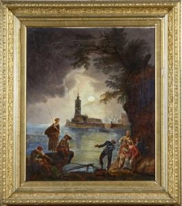Hans Art, 1900-tal, Sallskap I Manlandskap Hans Art, 1900-tal, Sallskap I Manlandskap