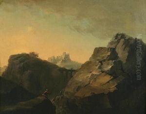 Fisherman By Cliffs