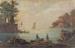 In Der Art
Abendliche Hafenpartie Mit Fischern. by Claude-joseph Vernet
