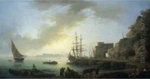 A Mediterranean Port At Dawn