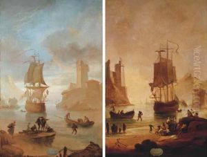 Morning; And Evening by Claude-joseph Vernet