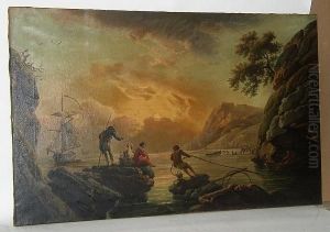 A Busy Harbour Scene