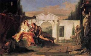 Rinaldo and Armida 4 by Giovanni Battista Tiepolo