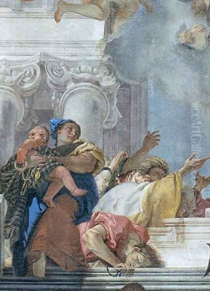 The Institution of the Rosary (detail) 2 - view 1