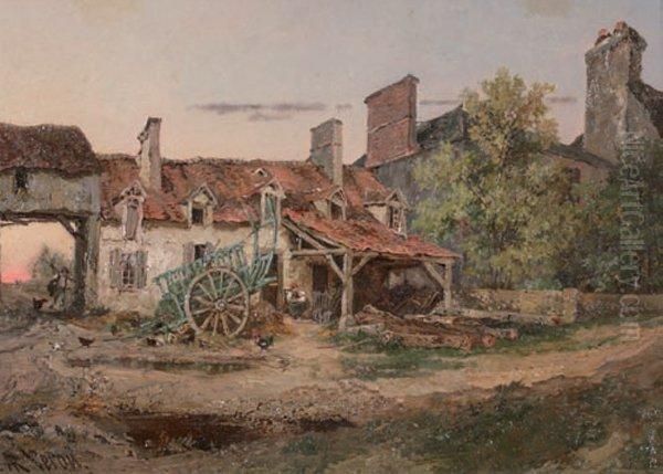 Cour De Ferme Aux Environs D'osny - view 1