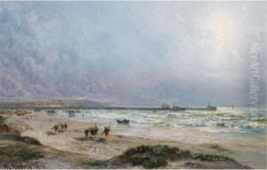 Fishermen On The Normandy Coast