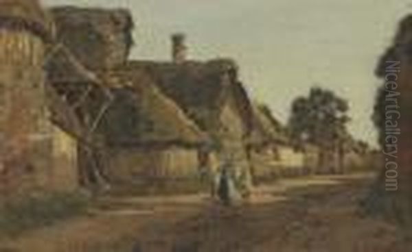 Meeting In The Village Street - view 1