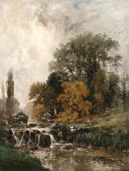 Paysage Avec Chute D'eau - view 1