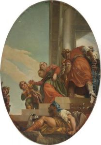 King Ahasuerus Repudiating Queen Vashti And The Triumph Of Mordecai by Paolo Veronese (Caliari)