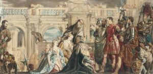 The Family Of Darius Before Alexander by Paolo Veronese (Caliari)