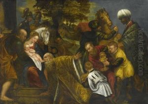 Adoration Of The Three Kings by Paolo Veronese (Caliari)