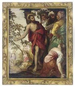 Saint John The Baptist Preaching by Paolo Veronese (Caliari)