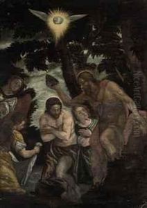 The Baptism Of Christ by Paolo Veronese (Caliari)