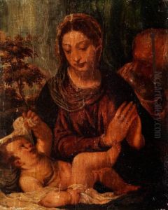 Maria Mit Dem Kind Und Dem Heiligenjoseph by Paolo Veronese (Caliari)