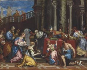 The Presentation In The Temple by Paolo Veronese (Caliari)
