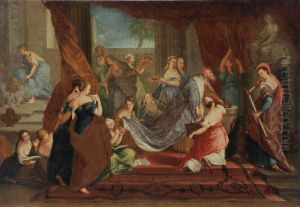 Ambito Di Adorazione Con Figure by Paolo Veronese (Caliari)