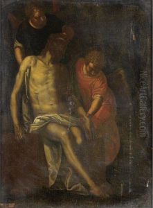Cristo Tra Due Angeli