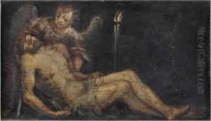 Cristo Morto Con Un Angelo by Paolo Veronese (Caliari)